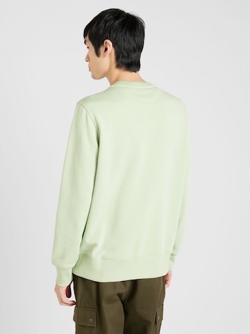 Bluză de molton de la GANT pe verde