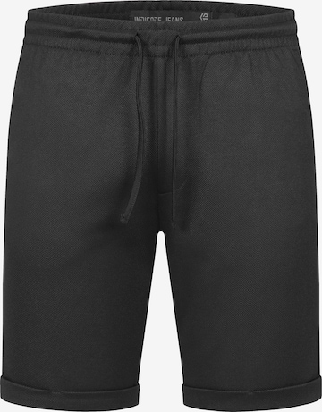 INDICODE JEANS Chino 'INTovey' in Zwart: voorkant