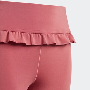 ADIDAS SPORTSWEAR - Skinny Calças de desporto 'Aeroready High-Rise' em rosa