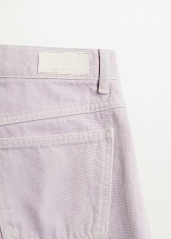 Loosefit Jean MANGO en violet