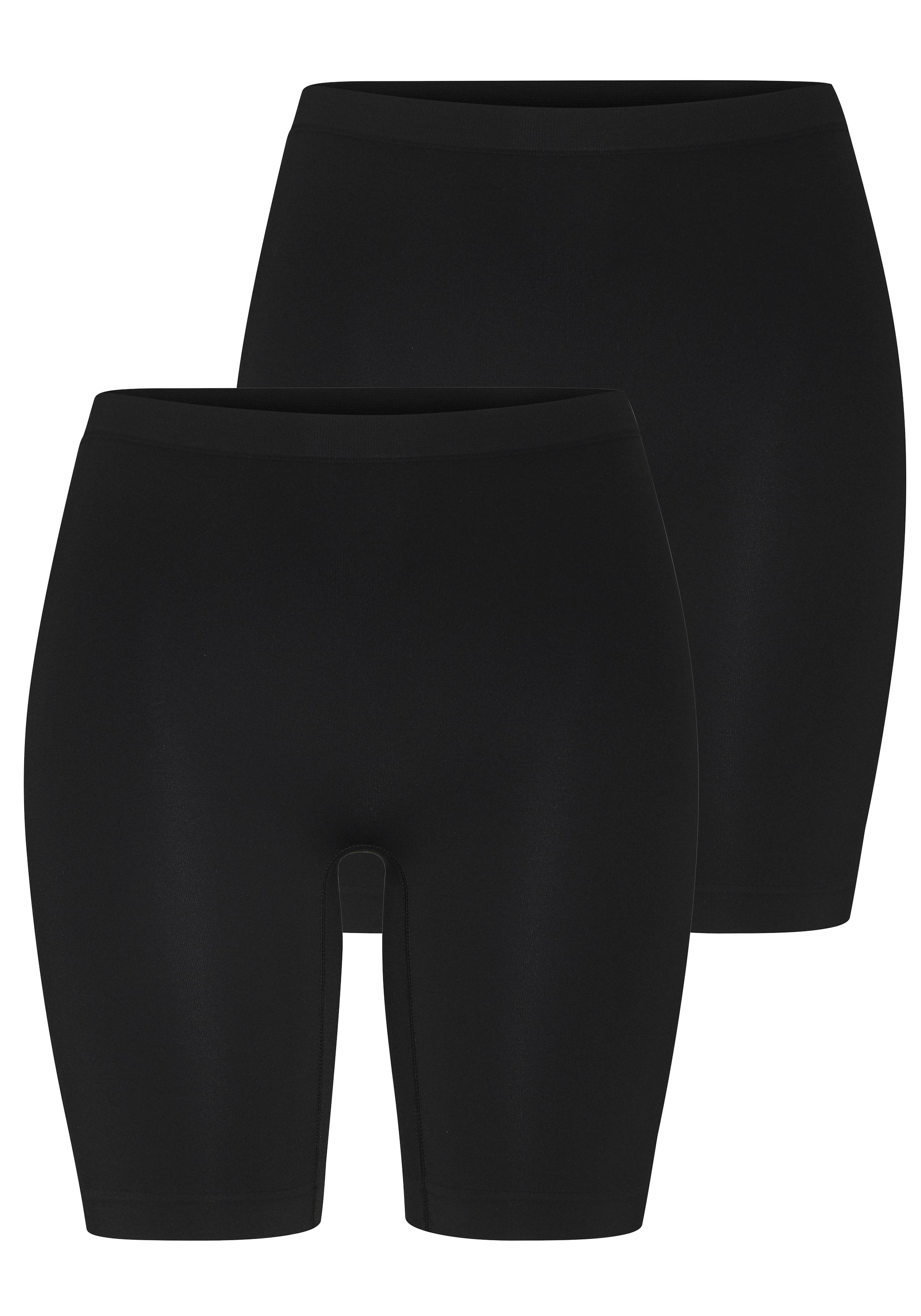 LASCANA Lange Unterhose in Schwarz: Vorderseite