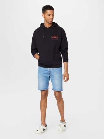 QUIKSILVER Sports sweatshirt in Black