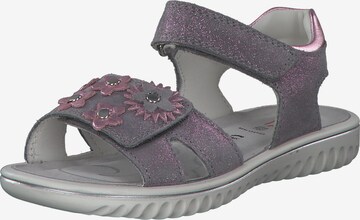 SUPERFIT Sandals 'Sparkle' in Grey: front