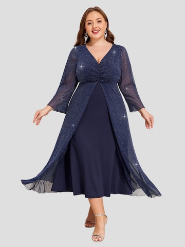 Abito da cocktail 'Women Dress' di LapaPlus in blu: frontale