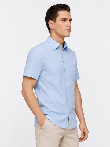 ALLTHEMEN Regular Fit Hemd 'Reine'‌‌‌‌‌‌‌ in Blau