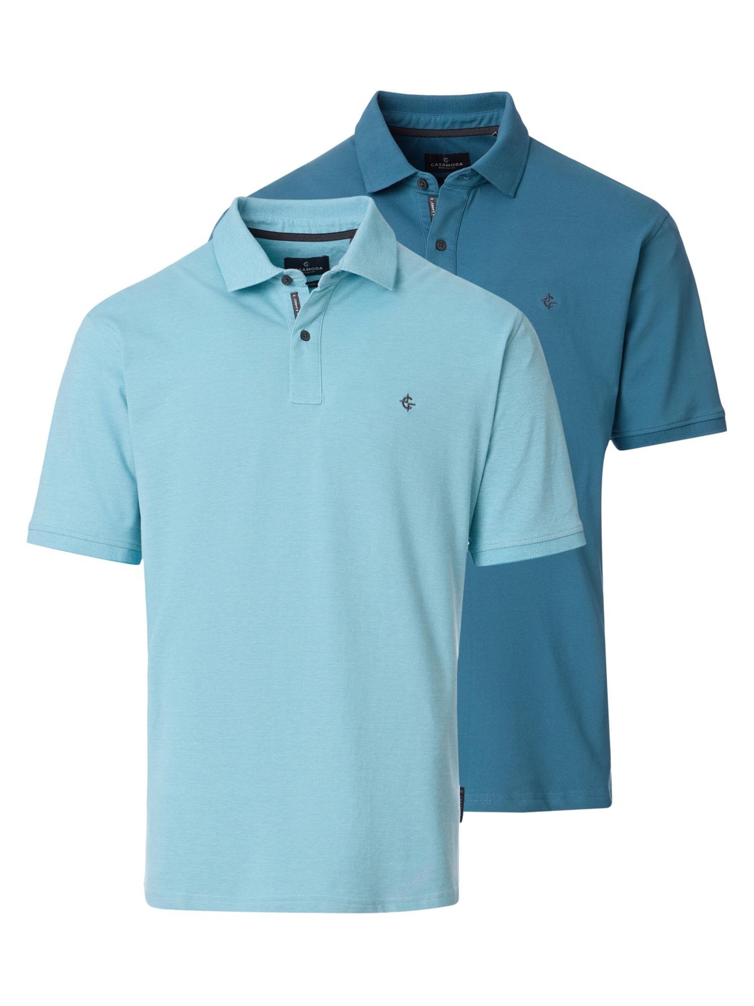 CASAMODA Shirt 'Basic'‌‌‌ in Blau: Vorderseite