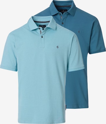 CASAMODA Shirt 'Basic' in Blau: Vorderseite