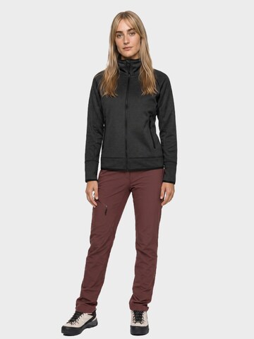 Schöffel Functionele fleece jas in Zwart