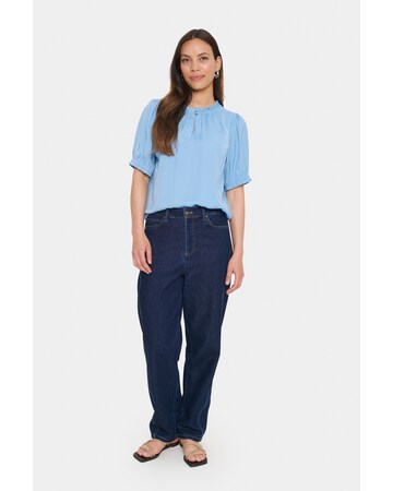SAINT TROPEZ Bluse 'SZBriana' i blå