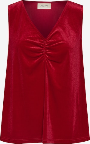 Haut 'CR Pativa' Cream en rouge : devant