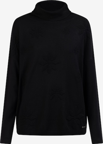 Pull-over Usha en noir : devant