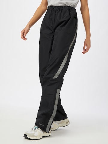 Regular Pantalon de sport 'Wo Luminum' VAUDE en noir : devant