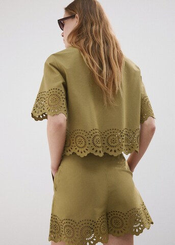 MANGO Bluse 'Milana' in Grün