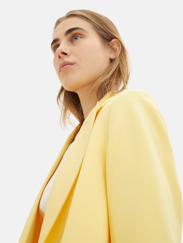 TOM TAILOR DENIM Blazer in Yellow