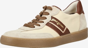 Baskets basses Paul Green en beige : devant