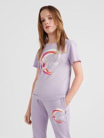 O'NEILL Shirt 'Circle Surfer' in Lila: voorkant