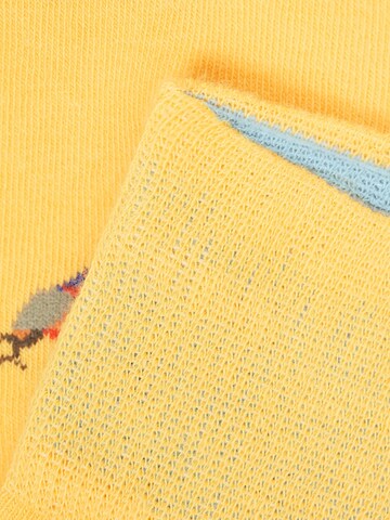 Von Jungfeld Socks 'Signature Icons' in Yellow