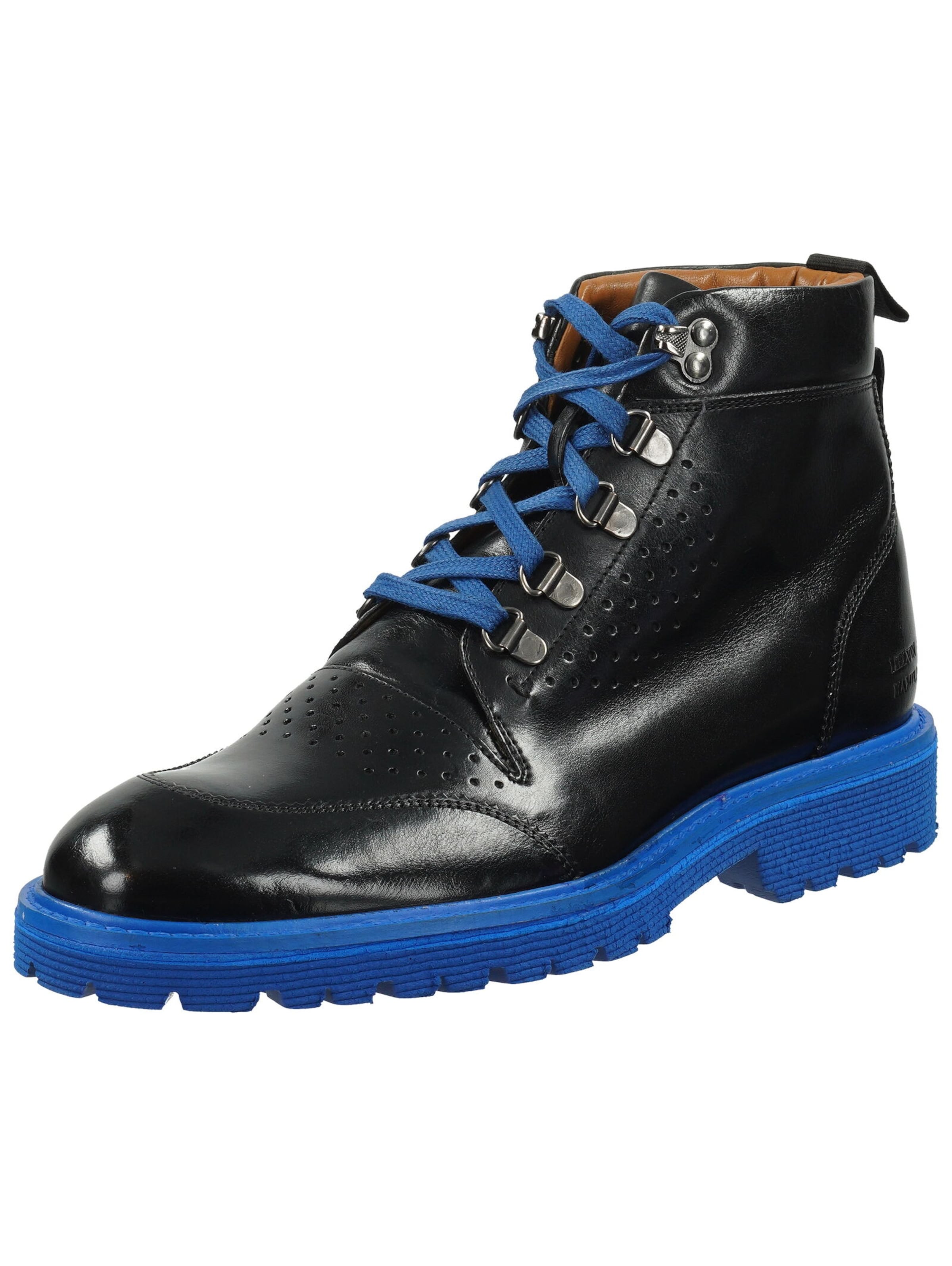 MELVIN & HAMILTON Lace-up boots in Black: front