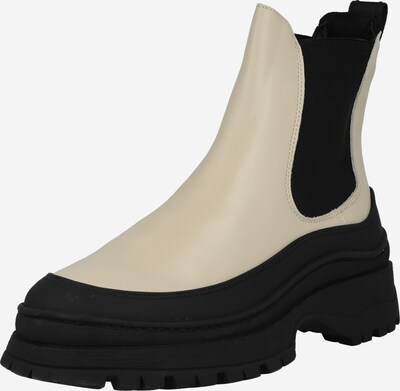 LÄST Chelsea Boots 'Trail' en noir / blanc cassé, Vue avec produit