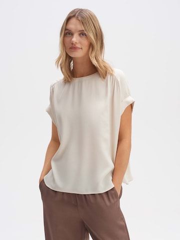 OPUS Blouse 'Femka' in Beige: voorkant