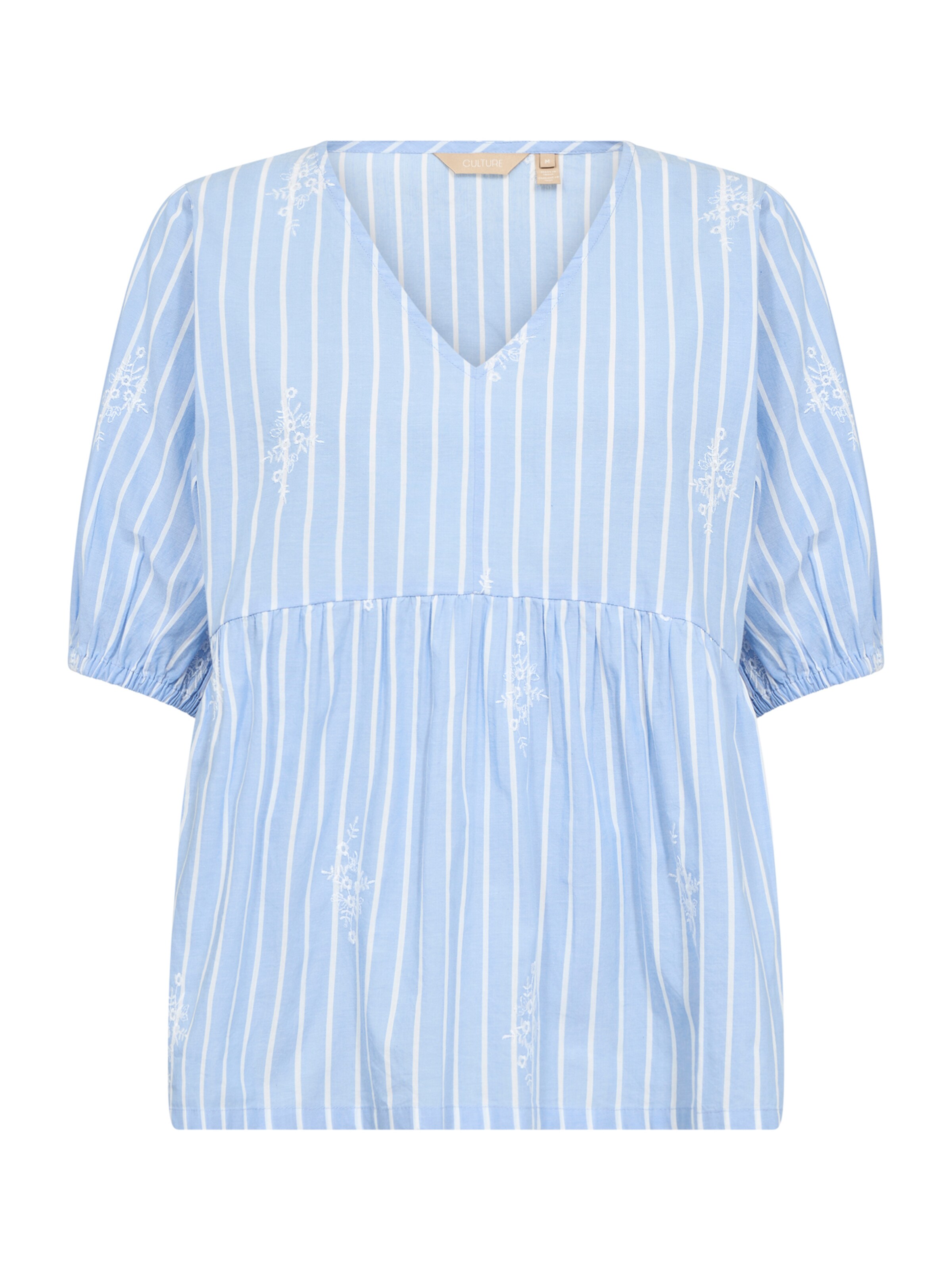 CULTURE Pluus 'CUBaloo', värv sinine: eest vaates