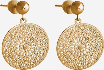 Gemshine Earrings 'Yoga Mandala' in Gold