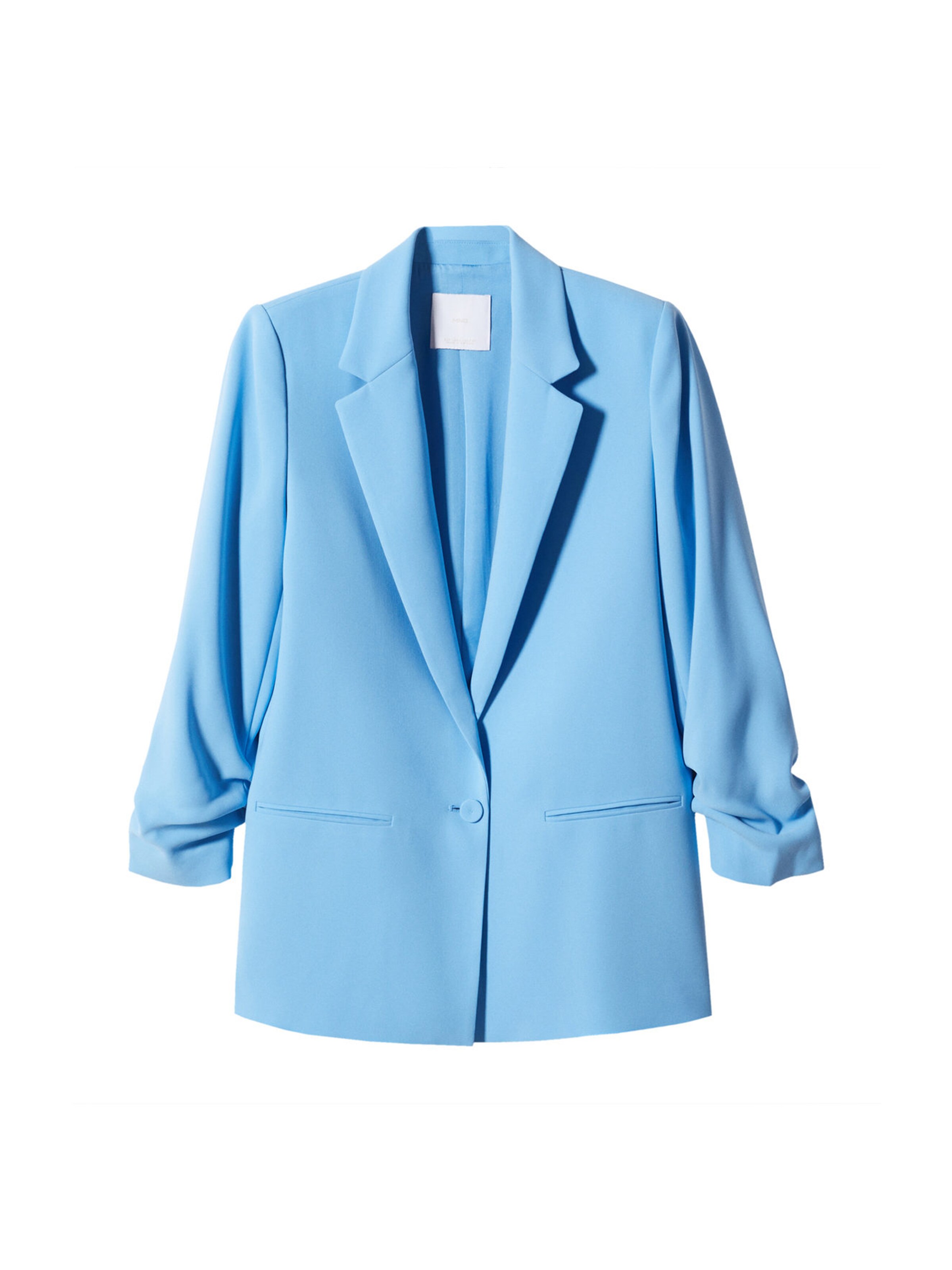 Mango blazer bleu new arrivals