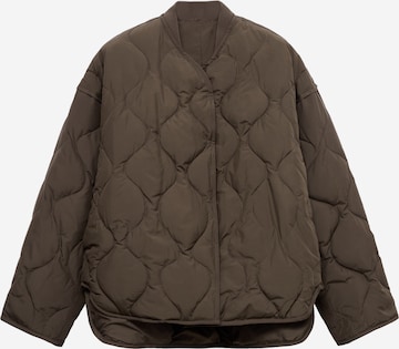 Veste mi-saison 'NAT' MANGO en marron : devant