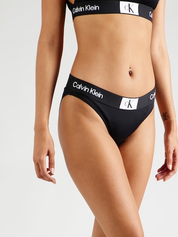 Calvin Klein Swimwear - Cueca biquíni em branco: frente