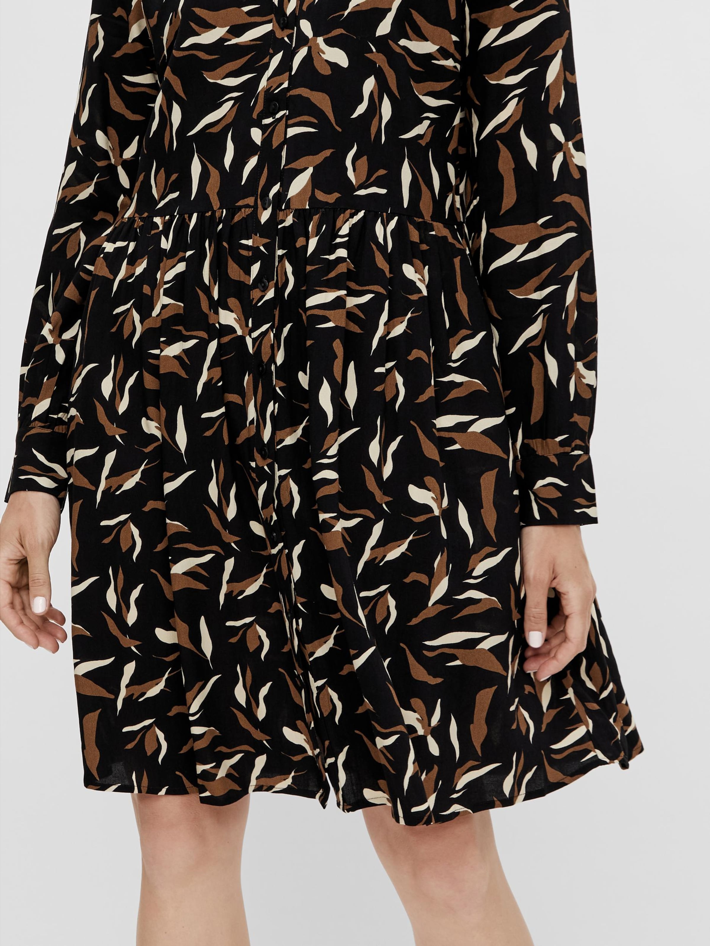 Frauen Kleider OBJECT Kleid in Schwarz - ZP68550 Frauen Kleider OBJECT Kleid in Schwarz - ZP68550