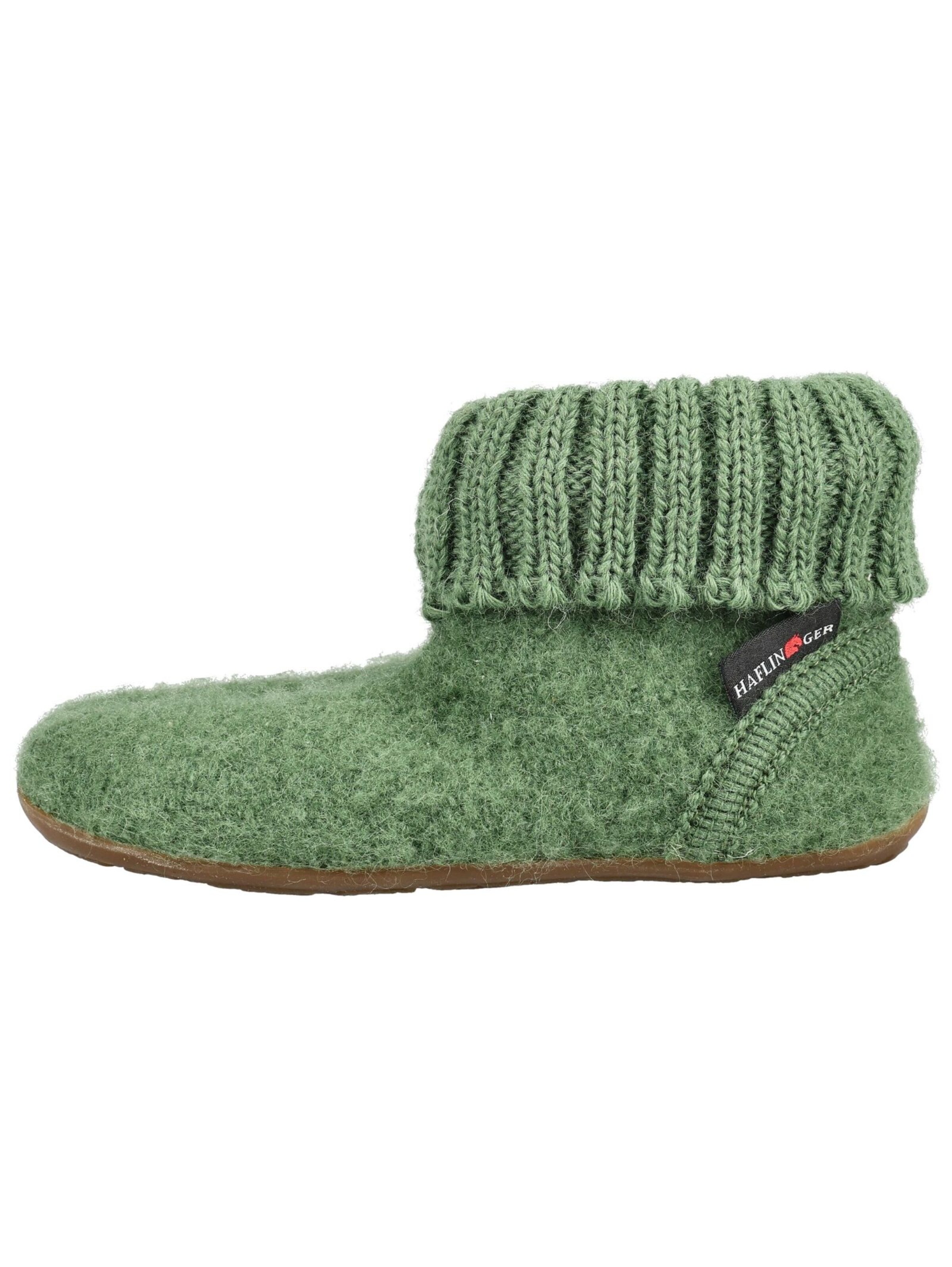 Pantoufle HAFLINGER en vert