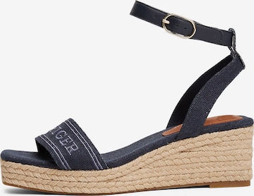 TOMMY HILFIGER Sandaal in Blauw: voorkant