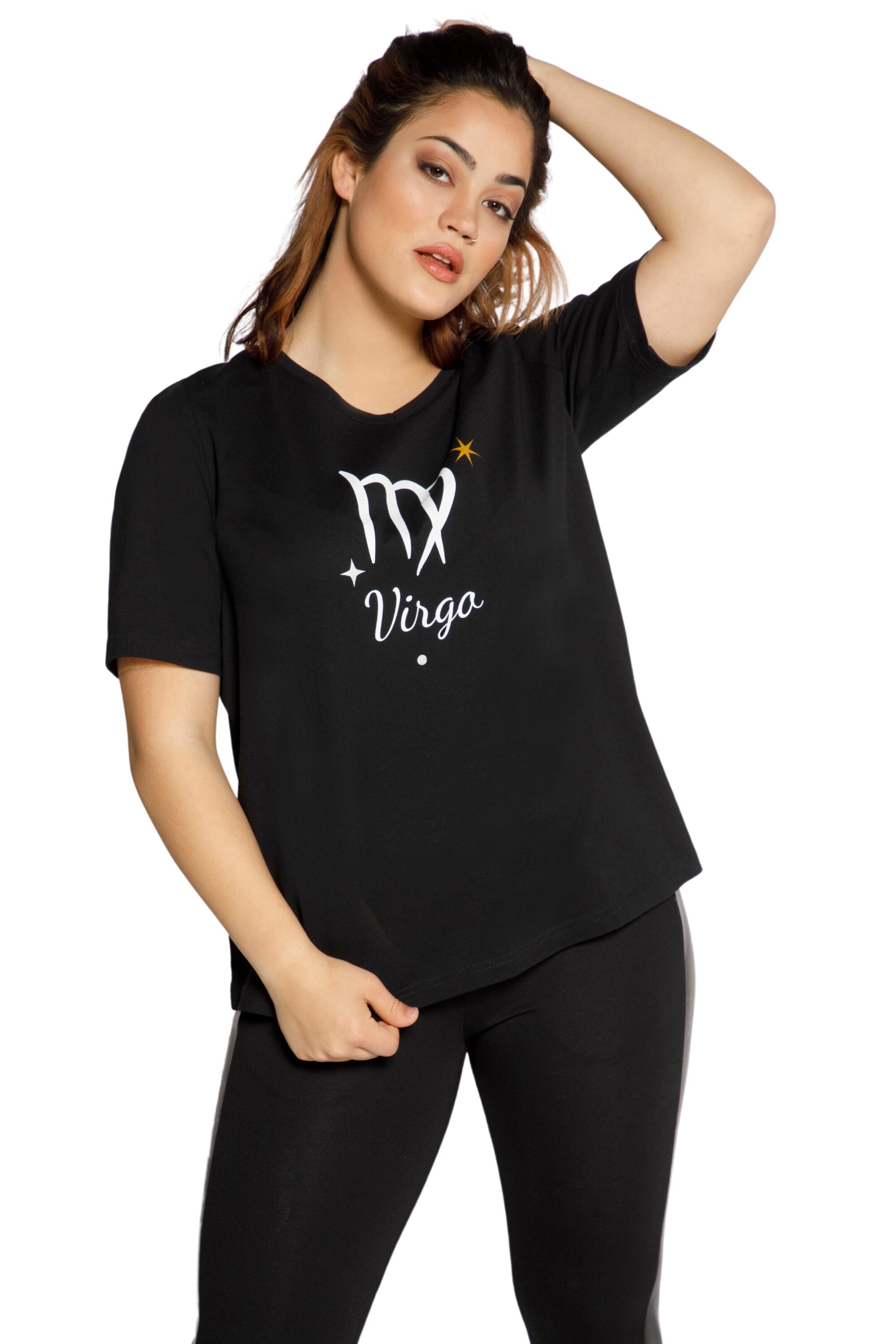 Frauen Shirts & Tops Ulla Popken Shirt in Schwarz - MF13657 Frauen Shirts & Tops Ulla Popken Shirt in Schwarz - MF13657