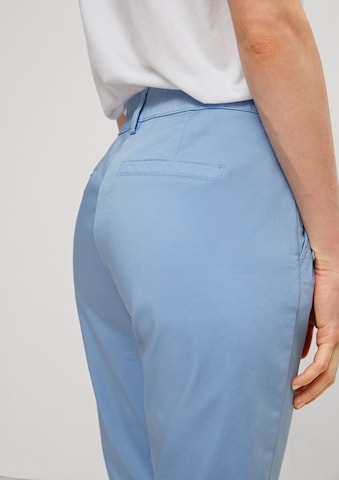 COMMA Regularen Chino hlače | modra barva