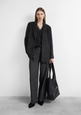 Barrel Pantalon à pince COMMA en gris