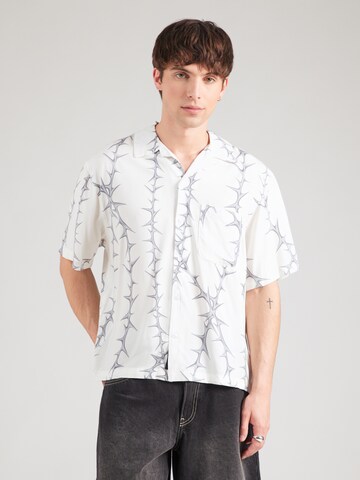 VANS Comfort fit Button Up Shirt 'VAN DOREN' in White: front