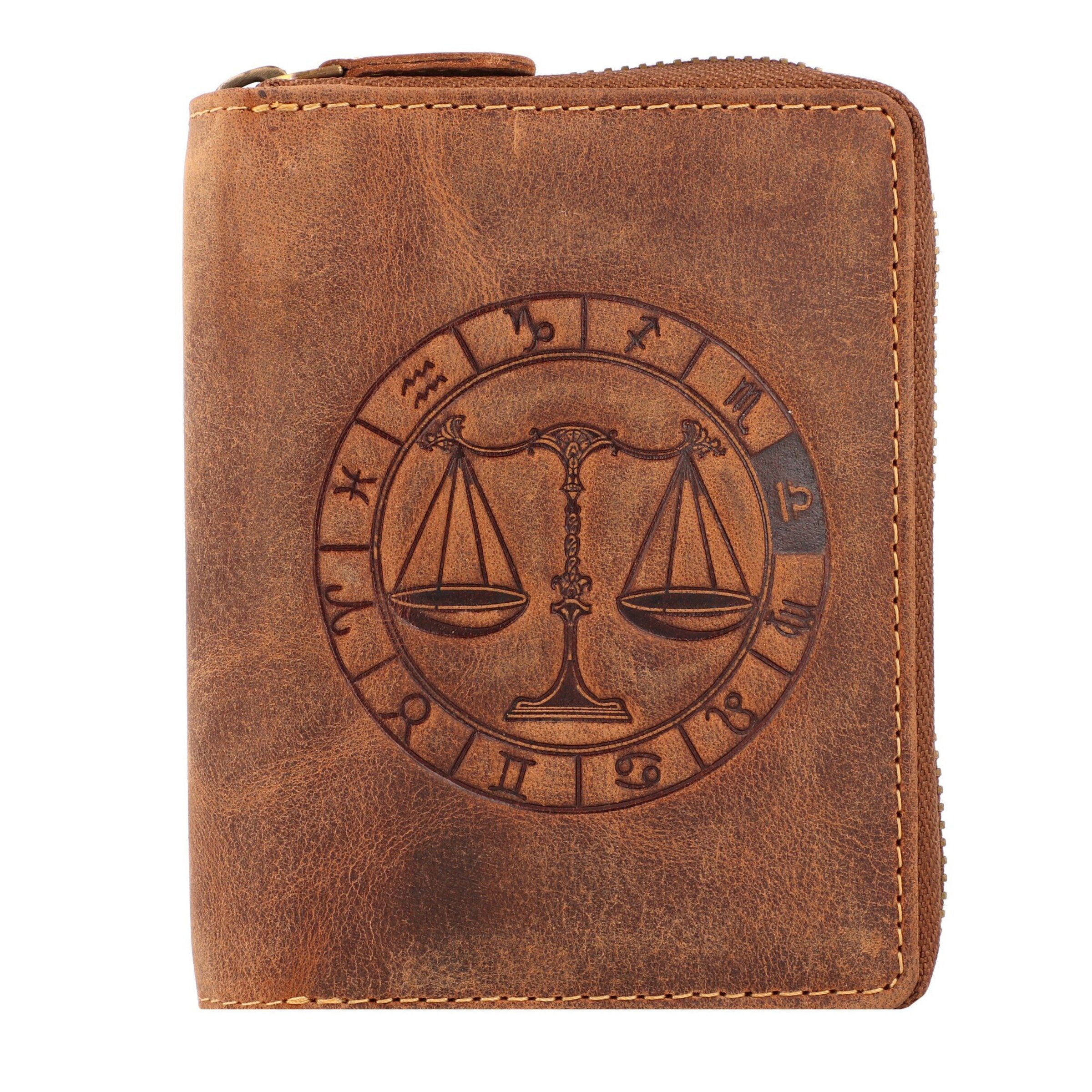 Portamonete di GREENBURRY in marrone: frontale