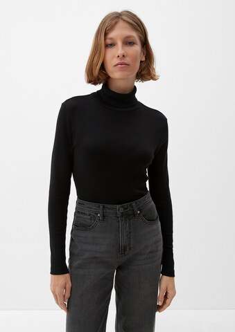 s.Oliver Shirt in Zwart: voorkant