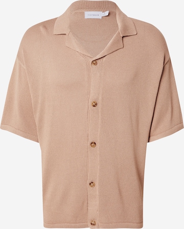 TOPMAN Neuletakki värissä beige: etupuoli