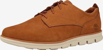 TIMBERLAND Athletic Lace-Up Shoes in Brown: front