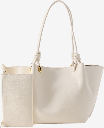 Coccinelle Poodlemiskott 'FINN', värv beež: eest vaates