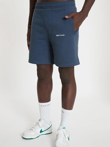 YSPT Studio Regular Workout Pants 'INDIGO' in Blue: front