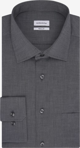 SEIDENSTICKER Regular fit Business Shirt in Grey