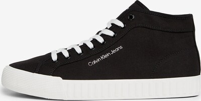 Calvin Klein Jeans Baskets hautes en noir / blanc, Vue avec produit