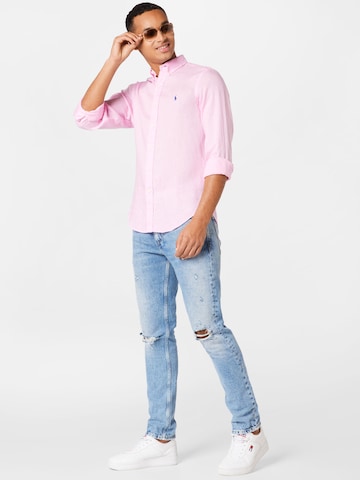 Polo Ralph Lauren Slim Fit Hemd in Pink