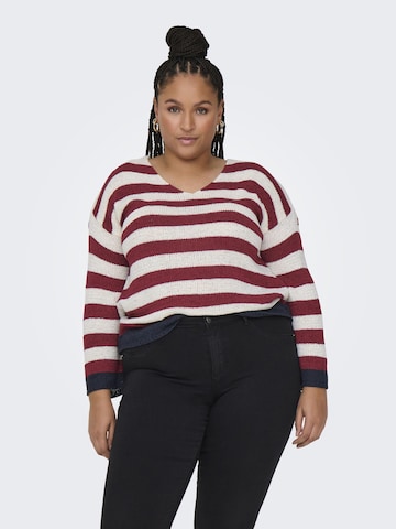 Pull-over ONLY Carmakoma en rouge