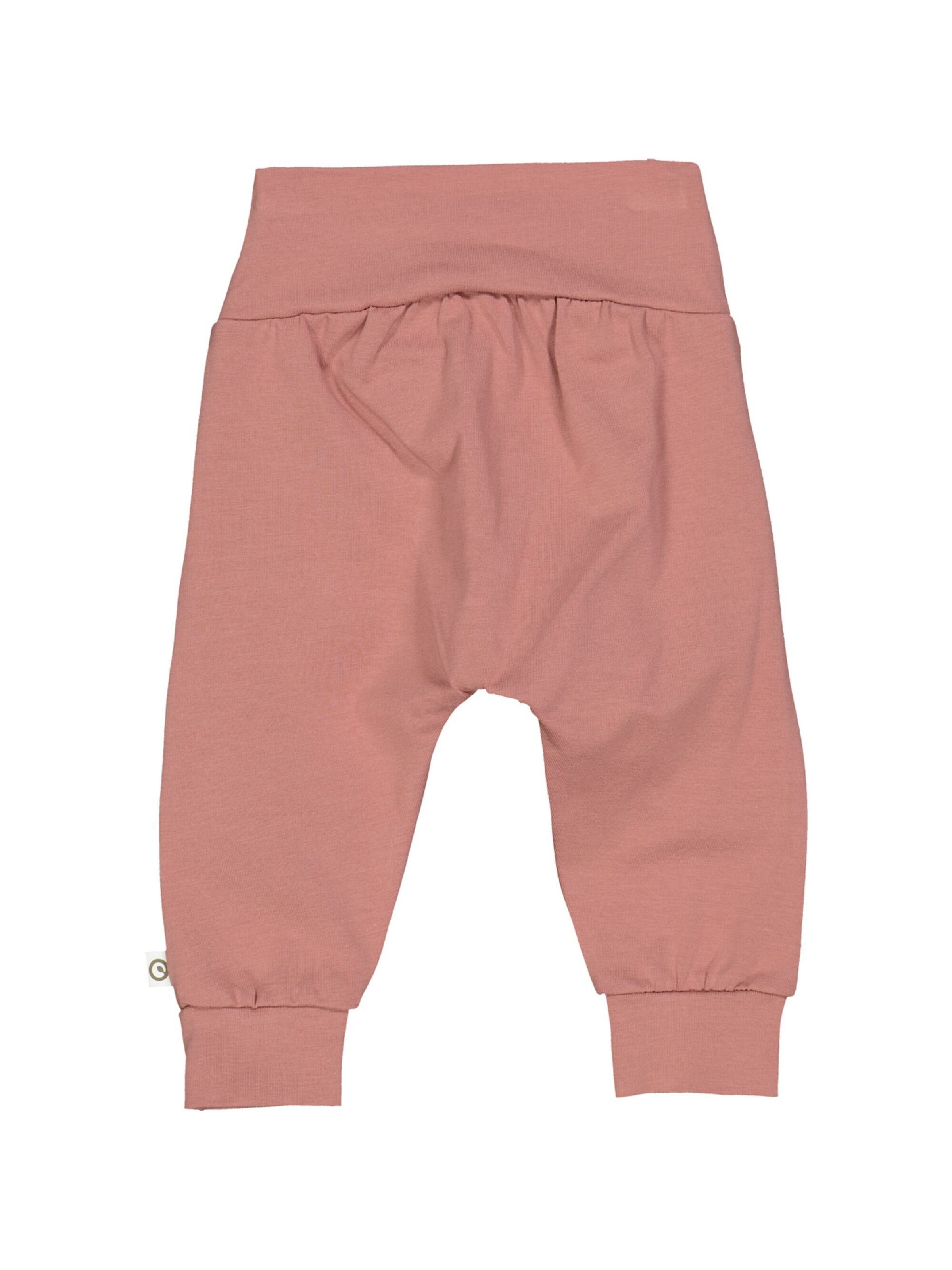 Tapered Pantaloni di Müsli by GREEN COTTON in rosa