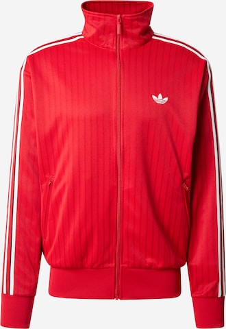 ADIDAS ORIGINALS Sweatjacke 'Firebird' in Rot: Vorderseite