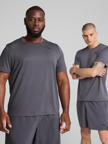 PUMA Funktionsskjorte 'TAD ESSENTIALS' i grå: forside