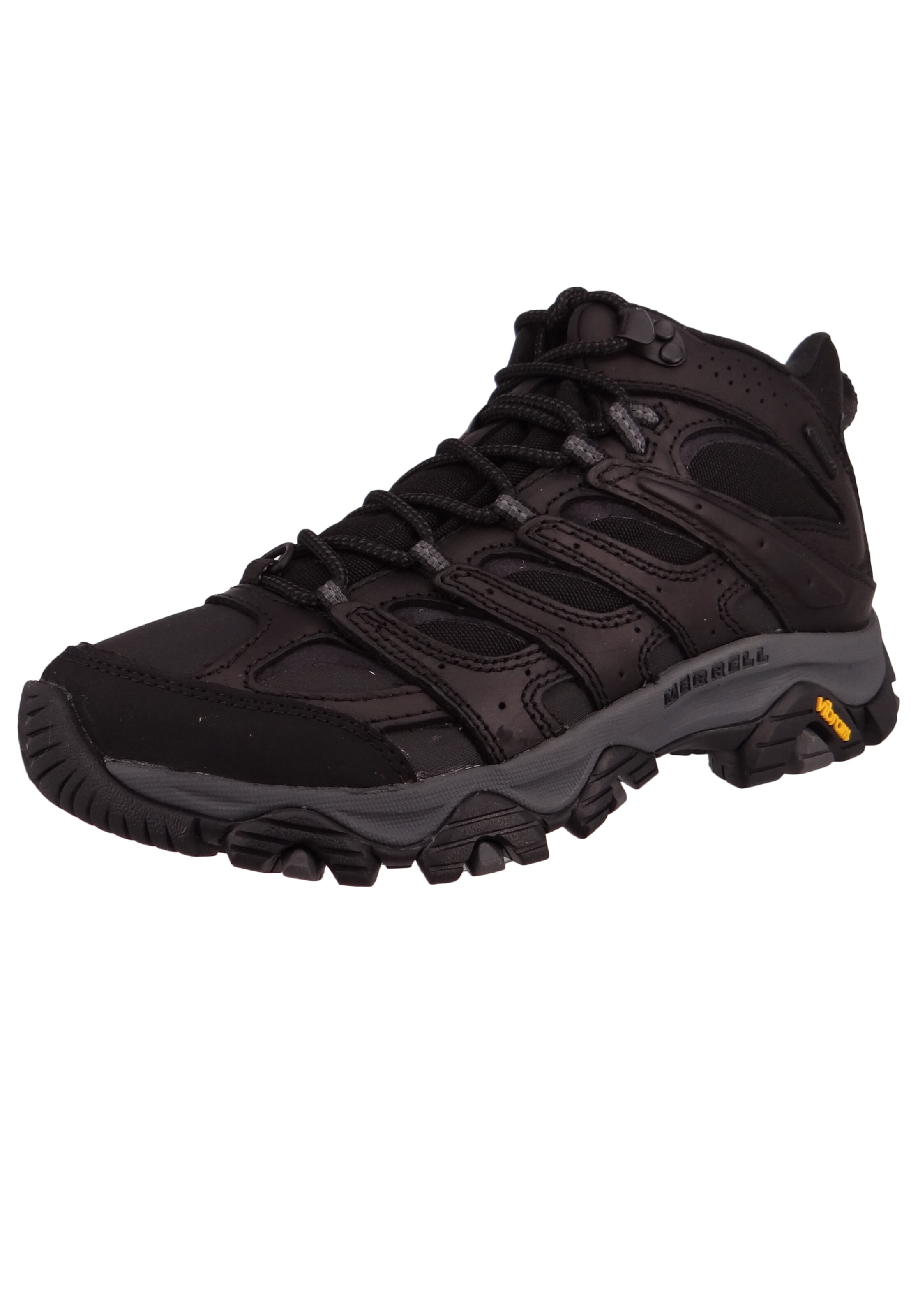 MERRELL - Sapato com atacadores em preto: frente